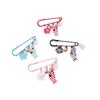 10Pcs Heavy Duty Safety Pins 2 Inch with 3 Holes Metal Kilt Pins Fasteners for DIY Brooch Making Blanket Knitted Fabric