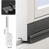 1PC 2/4m Door And Window Sealing Strip Door And Window Gap Stickers Soundproof Windshield Strip