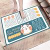 Cartoon Absorbent Bathroom Mats - Door, Bedroom & Entrance Floor Carpets