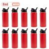 1-10PCS 600ml Aluminum Sports Water Bottle Leak Proof Lightweight Design for Cycling Hiking Gym BPA Free Canteen