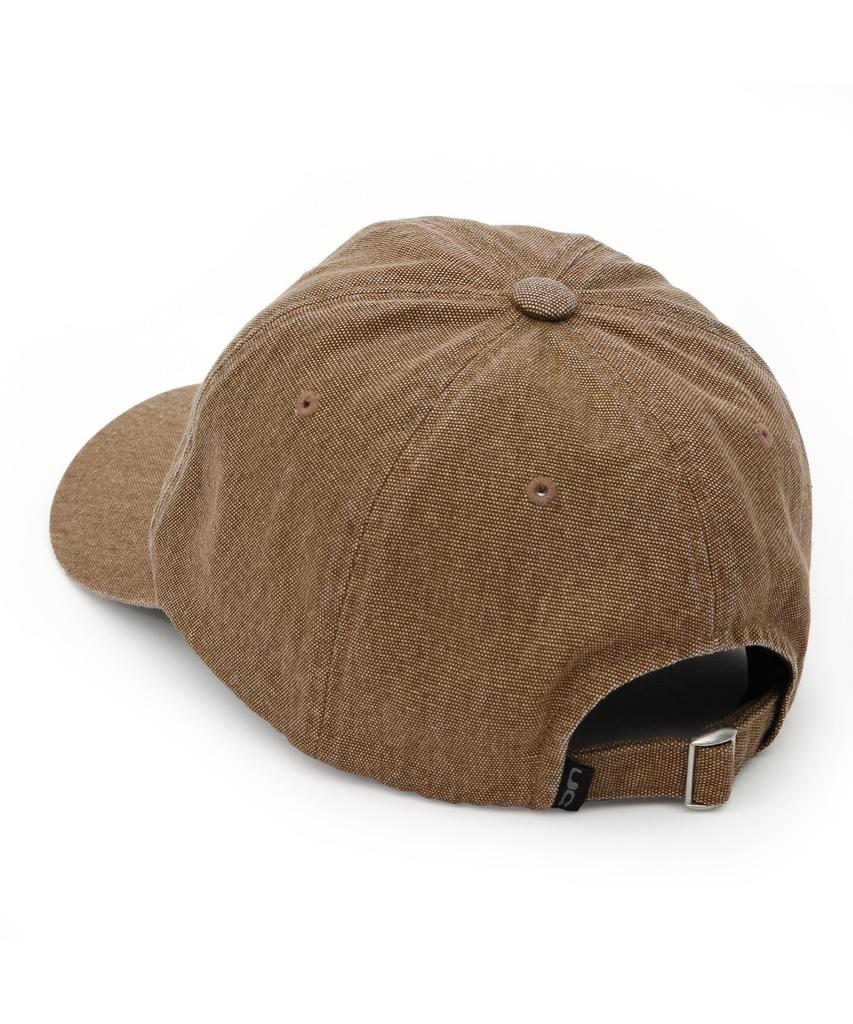 Eondeokeonteulol Washed Cotton Vintage Relaxed Fit Logo Oversized Big Head Ball Cap Unisex Baseball Cap Uc / Bio Washed B B / Ox Desert