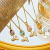 Zircon Tulip Necklace for Women's Sweet and Cool Style Variety Niche Light Luxury Jewelry