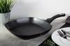 GRANITE GRILL PAN 28 Cm BERLINGER HAUS BH-1846 BLACK SILVER