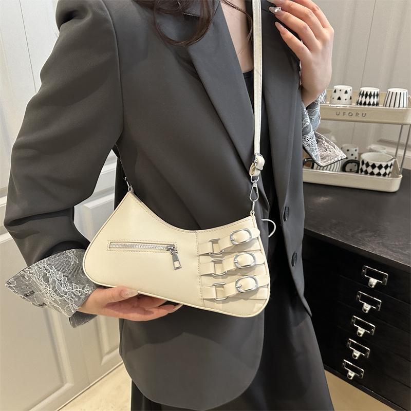 Fashionable and Casual Underarm Handbag for Women Stylish Luxury Design Female Shoulder Crossbody Bag AVE