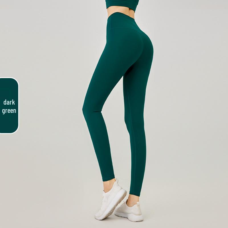 

Спортивные нюдовые брюки для йоги с высокой посадкой – Бесшовные, с эффектом лифтинга бедер, одежда для фитнеса M – 96-110 lbs