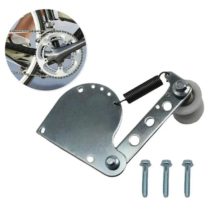 Bicycle Pulley Chain Tensioner 49cc 66cc 80cc 2 Stroke Engine Motorized Bicycle Spring Loaded Chain Tensioners Kit Black/Silver