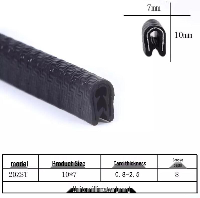 U-shaped Rubber Edge Trim Seal