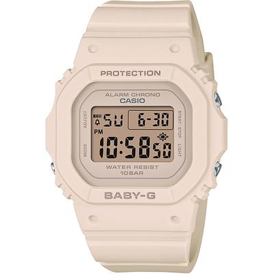 Orologio da donna Baby-G BGD-565U-4JF [Serie BABY-G BGD-565] Orologio quadrato in resina beige digitale