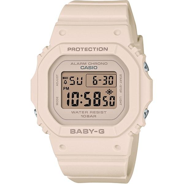 

Casio Женские часы Baby-G BGD-565U-4JF [BABY-G BGD-565 Series] квадратные, бежевые, из смолы, цифровые
