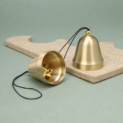 Craft 4cm Metal Wind Chimes Hanging DIY Metal Christmas Bell Jingle Ornament Tree Pendant Home Decor