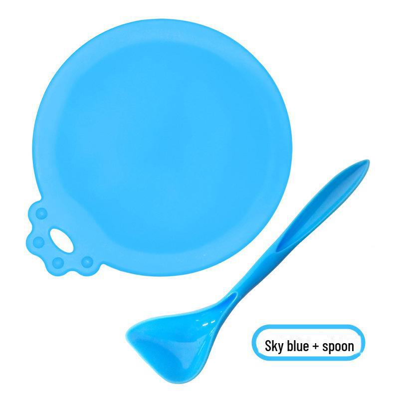 Universal Silicone Pet Can Lid & Spoon - Cat Claw Cover for Cat and Dog Food Preservation, 3-in-1 Sealing Solution.