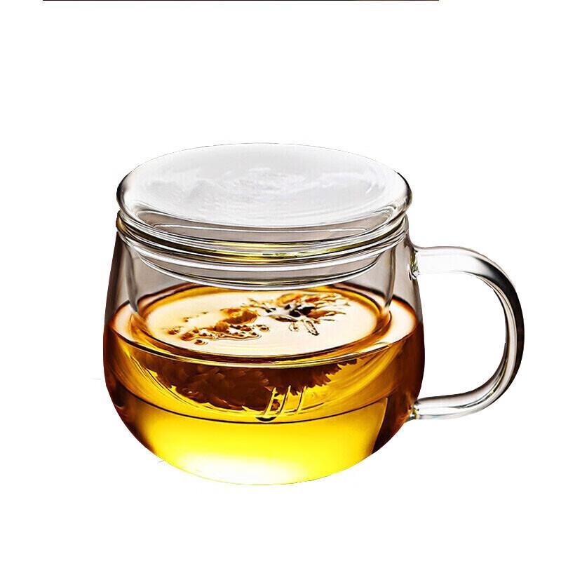 Heat-Resistant Glass Tea Infuser Cup