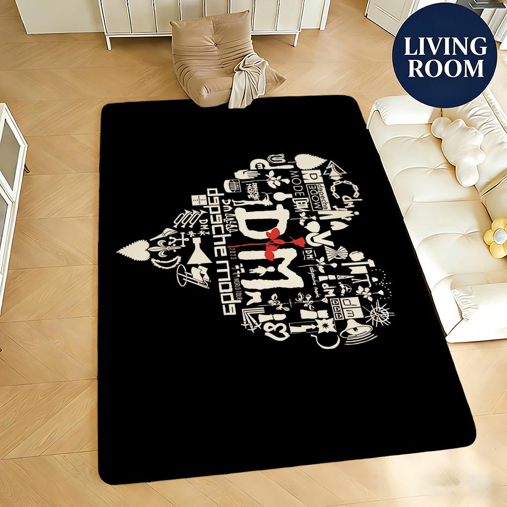 Soft Flannel Floor Mat Music DEPECHE MODE Floor Mat Non-Slip Absorbent Doormat Bathroom Bedroom Home Decor Rug