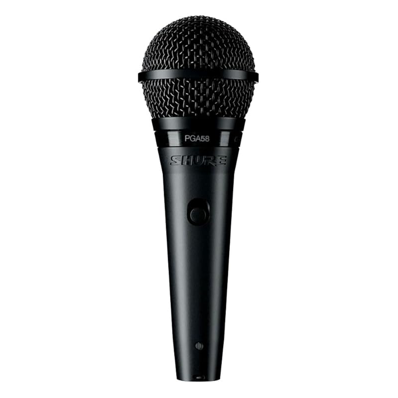 

SHURE cardioid for vocals dynamic microphone No attached cable PGA58-LC []