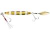 MAKI JIG JET 60g #77 Zebra Red Gold Glow - Metal Jig Lure with Rear Blade for Saltwater Fishing