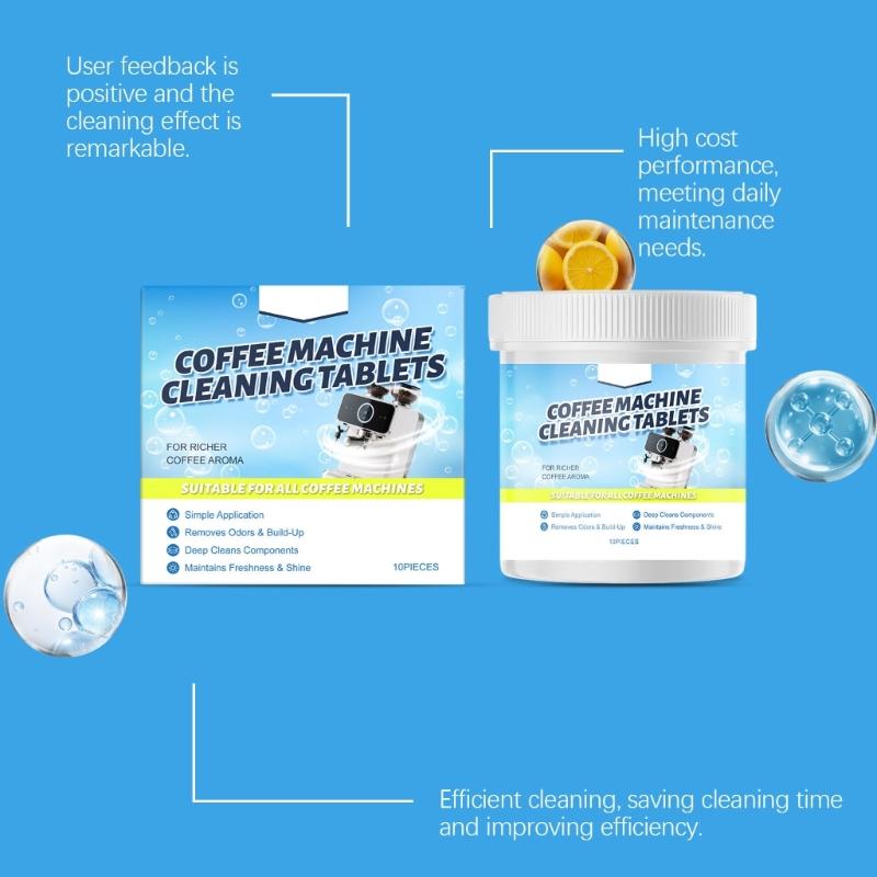 Safe Coffee Maker Cleaner Tablets Remove Limescale Stain Without Damaging Metal Fronts Coffee Machine Descaler