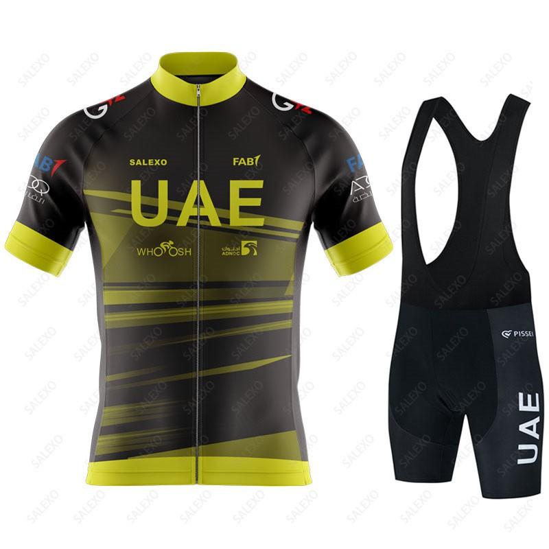 Mens Cycling Jersey Set With Bib Shorts Breathable Quick-Dry Performance Wear Road Mountain Bike Riding