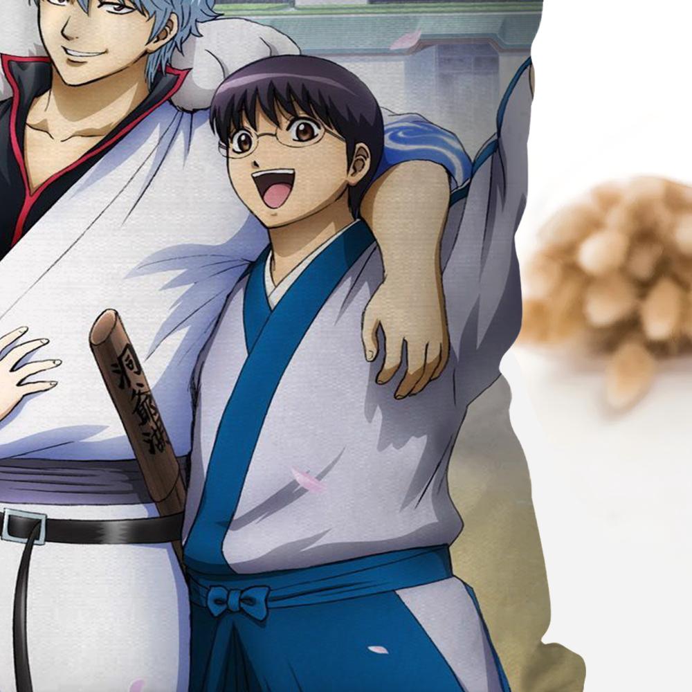1pc Gintama Animation Pillow Case Square Pillow Bedroom Sofa Leisure Comfort Cushion Car Living Room Home Decoration 40X40