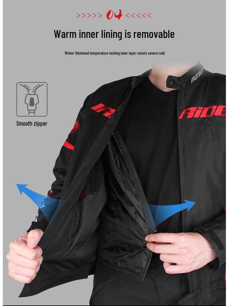 All-Season Breathable Waterproof Motorcycle Riding Suit Set