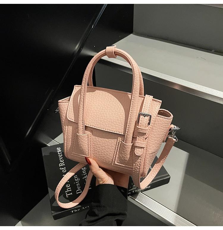 

Модная текстурная женская сумка, новая женская сумка для поездок на работу, повседневная трендовая универсальная на плечо, сумка-мессенджер розовый