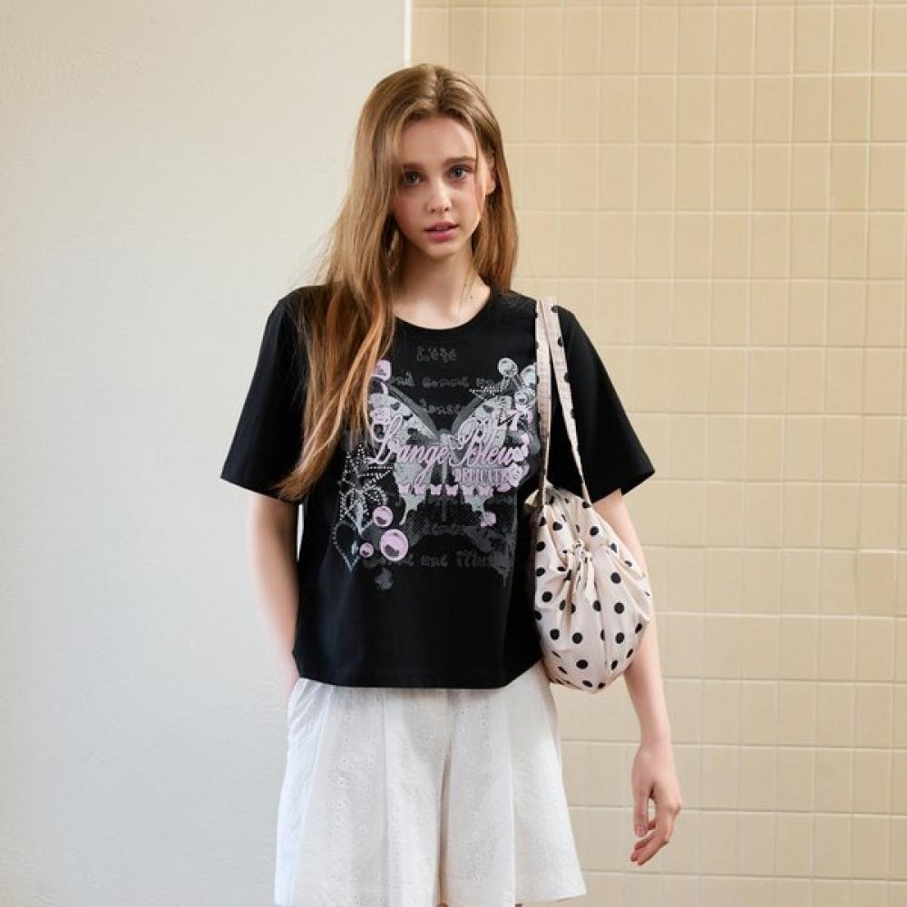 EGOIST BuTTerfly PrinTing T shirT Color es2oTh18