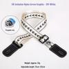 Ukulele and Guitar Strap - Striped Polyester Cotton with Thickened PU Leather