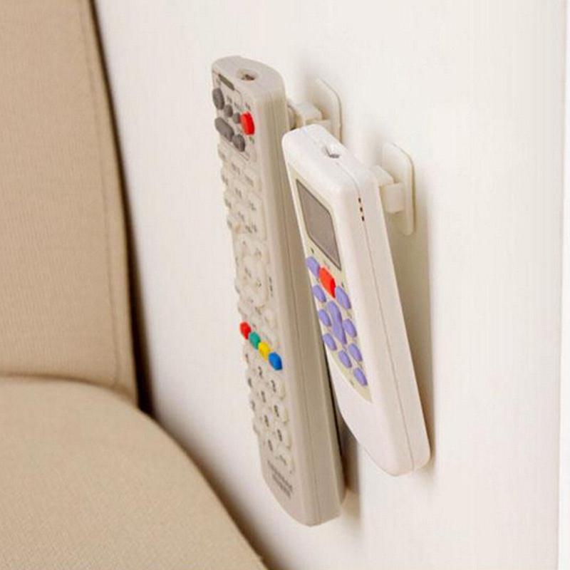 4PCS Self Adhesive Sticky Hooks Remote Control Holder Plastic Hooks Wall Hanger 4PCS Self Adhesive Sticky Hooks Remote Control Holder Plastic Hooks Wall Hanger