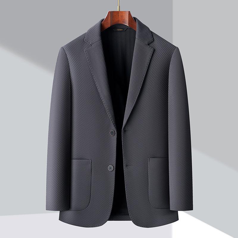 Suit Men's Spring and Autumn New Business Dress Suit Middle-aged Casual Dad Jacket