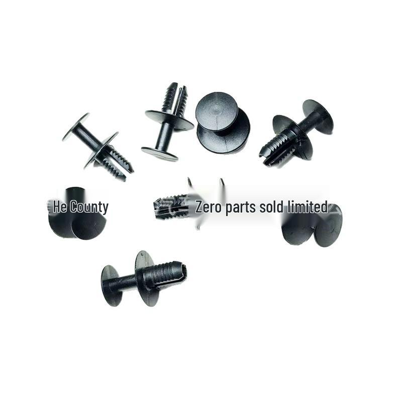 BMW Series 1/3/5/7, X1/X3/X5 Decorative Panel, Bumper, Engine Bay, Trunk Liner, Fender Clip Buckle. Clear Plastic