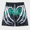 Hand Skeleton Muay Thai Kickboxing Boxing Training Print Shorts Martial Art Boxer Unisex Men Women Kid Pants Fighting Fitness Gym Sport Workout