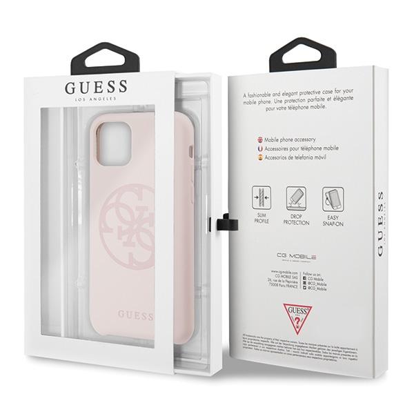 Guess Guhcn58Ls4Glp Iphone 11 Prolysrosa/Lysrosa Hardt Deksel Silikon 4G Tone i Tone
