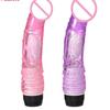 Crystal Multispeed Waterproof Realistic Dildo Vibrator Soft Jelly Powerful G-spot Masturbation Adults Toys for Women