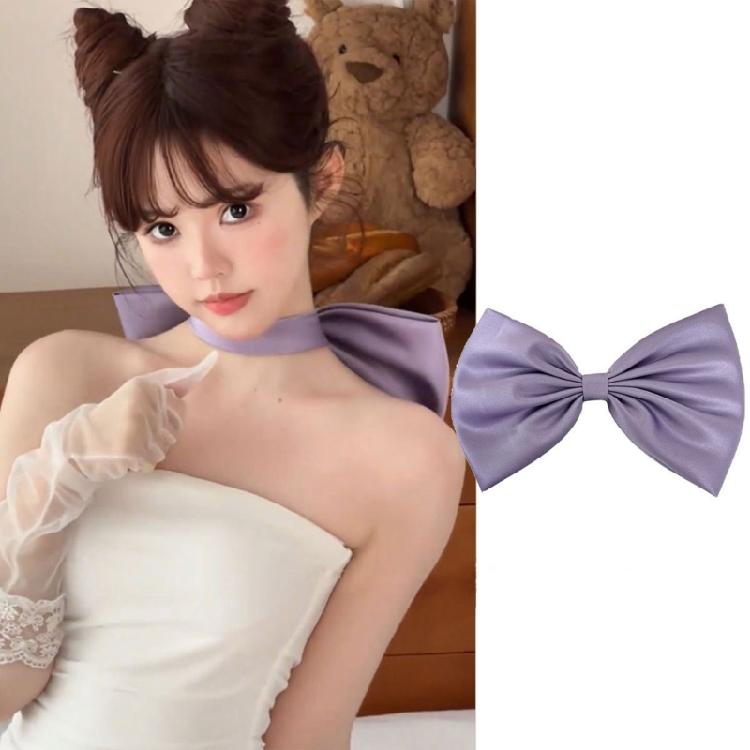 Animes Cosplays Costumes Big Ribbon Bow Choker Collar Neckband Bow Neckwear Gift