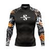 SCUBAPRO Langarm Rash Guard für Herren UPF 50 UV-Schutz Surfen Tauchen Schwimmen Wassersport