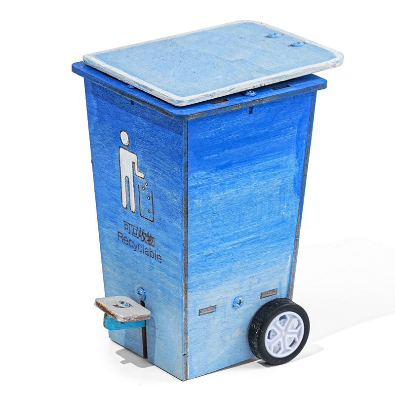 DIY Flip-Top Trash Can Kit for School Science Experiments