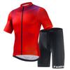 Cycling Suit Set, Breathable Sweat Wicking Short-sleeved Sportswear, Road Bike Racing Overalls Shorts