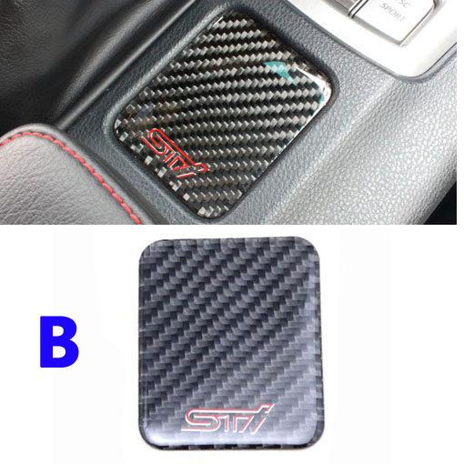 For Subaru BRZ Central Control Carbon Fiber Door Panel Steering Wheel Trim Interior Decor Accessories yu0