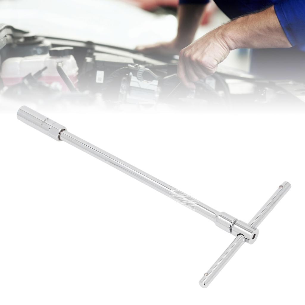 Sparking Plug Disassembly Tool Set Cr V Steel Sparking Plug Extractor Set with 14mm Socket 3/8 Inch 