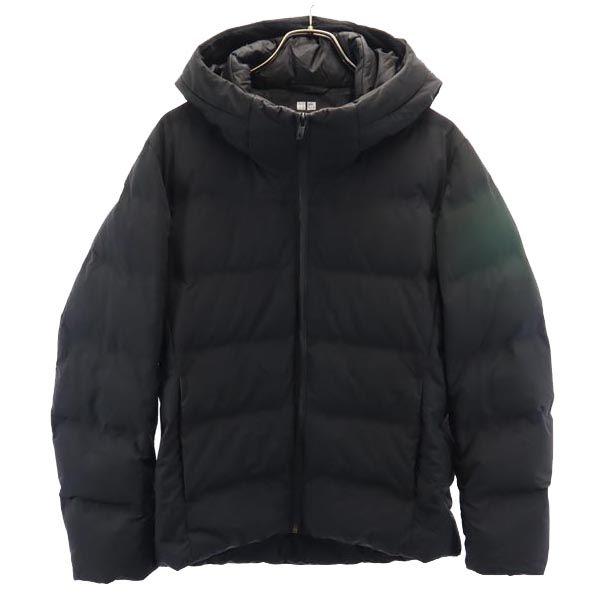 

UNIQLO seamless Down jacket S black hood Men s Used