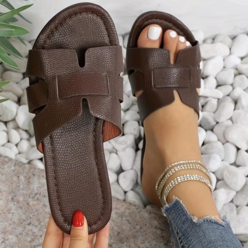 В'єтнамки з квадратним носком великого розміру, жіночі босоніжки, пляжне взуття