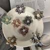 Korean Plaid Ribbon & Petal Button Accessories for Clothing, Shoes, Hats, Jewelry, Bags, DIY & Crafts