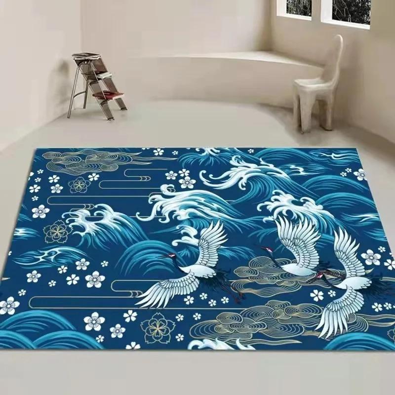 Schmetterling Pfau Wohnzimmer Teppich Bunt Dekorative Fußmatte für Schlafzimmer Veranda Küche Geschäft Rutschfest Sofa Couchtisch Teppich