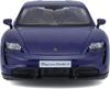 Burago Porsche Taycan 2019 Diecast Model Car, 1/24 Scale, Blue [Imported]