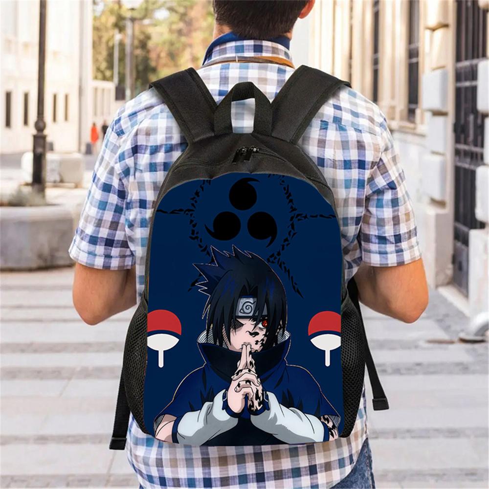NARUTO Anime 15 Inch Children Cartoon Backpack,Comfort Adjustable Shoulder Straps,School&Daily Use,For 6-11 Year Old Boys&Girls
