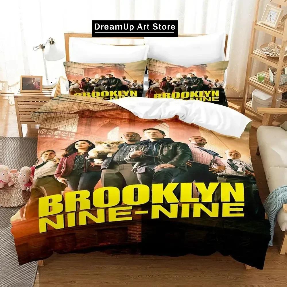 Trend Brooklyn Nine-Nine Bedding Set Single Twin Full Queen King Size Bed Set Adult Kid Bedroom Duvetcover Sets Anime Bed