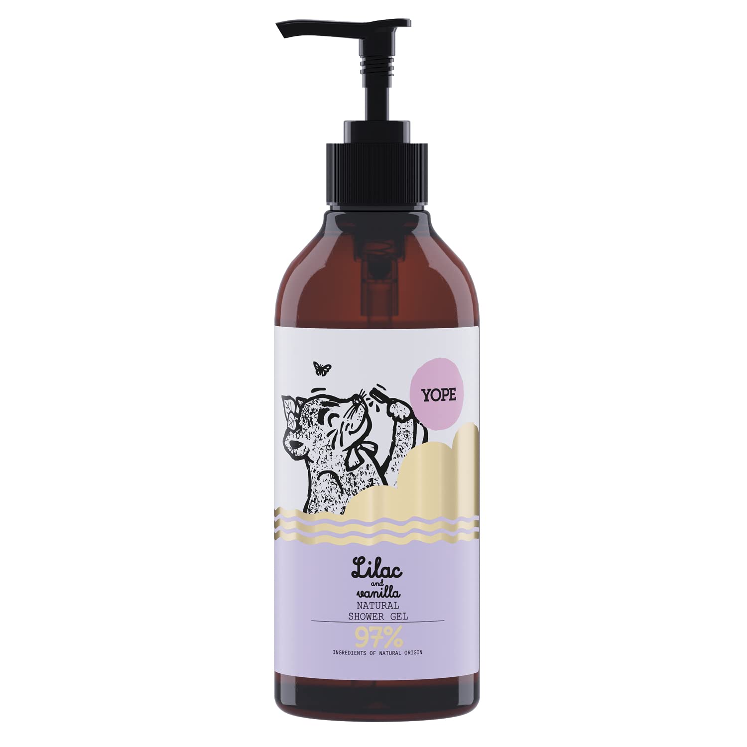 

yope Shower Lilac and Vanilla Body Soap [Botanical Series] Gel, Scent, 400ml,