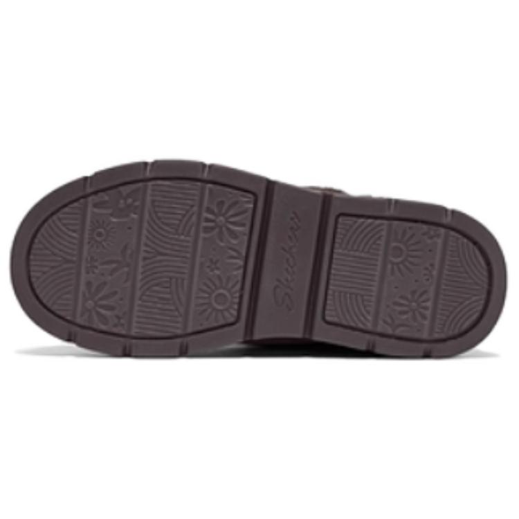 Skechers Warm Height Increasing Comfortable Soft Short Snow Boots Women boots Brown 169100-CHOC