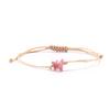 Artificial Crystal Braided Bracelet Handcrafted Adjustable String Rope Bracelet Boho Summer Bracelet Gift for Friends Men Women