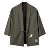 Kimono bordado estilo Harajuku japonés talla grande para hombre traje de samurái ropa cárdigan chaqueta para mujer