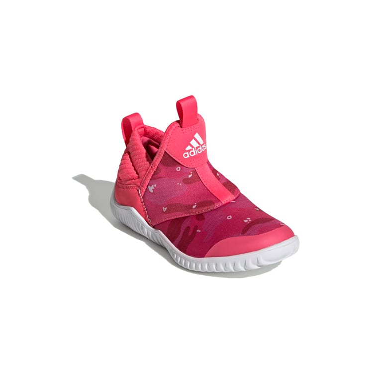 adidas Rapidazen C Cushioning Low Top Kids' Running Shoes Pink White Children Aged 3 7 Years Old EE9325